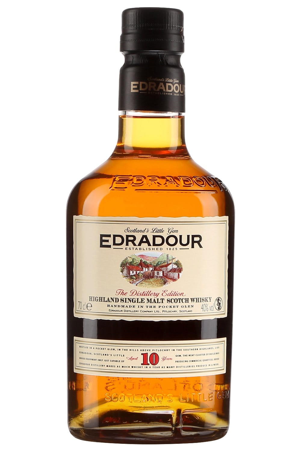 Edradour<br>Single Malt Scotch<br>10 ans