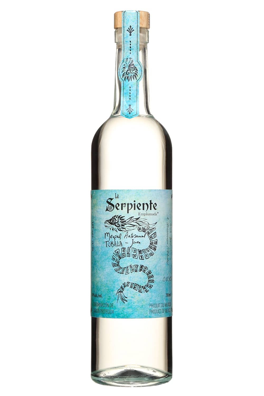 La Serpiente Emplumada<br>Mezcal<br> Artesanal TOBALA Joven
