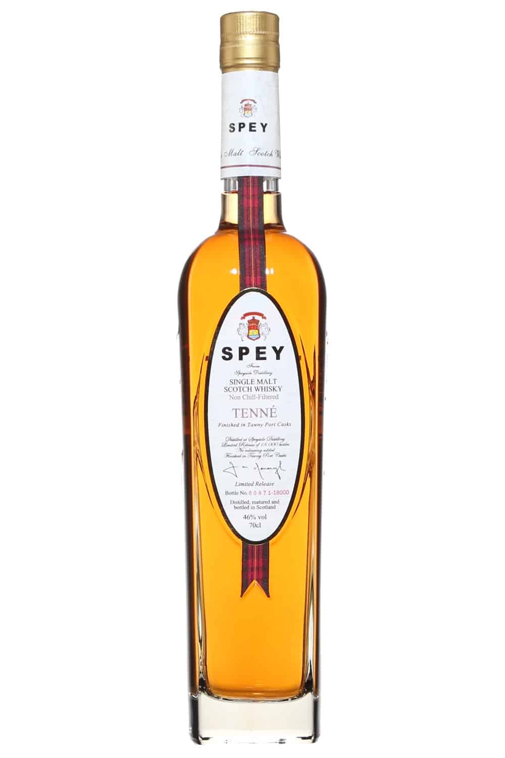 Spey<br>Highland Single Malt Scotch <br>Tenné Tawny Port Finish