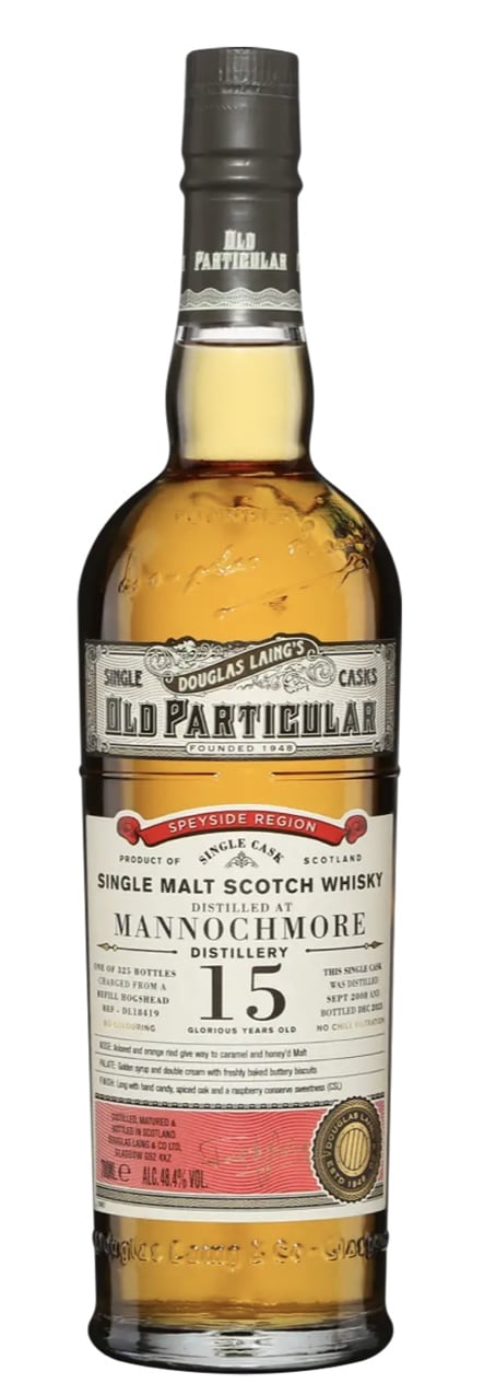 Douglas Laing & Co. Ltd. <br>Old Particular, Mannochore 2008, 15 ans Speyside
